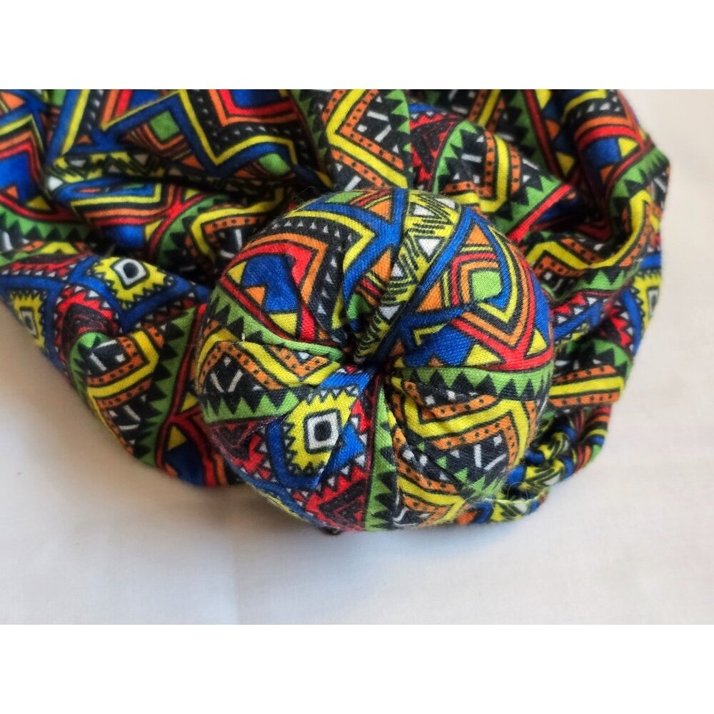 Colorful African Print Headwrap Turban